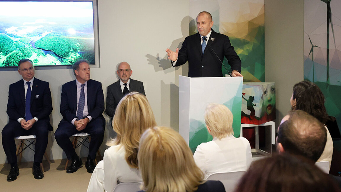 COP 28 : Le président Roumen Radev a inauguré le pavillon bulgare