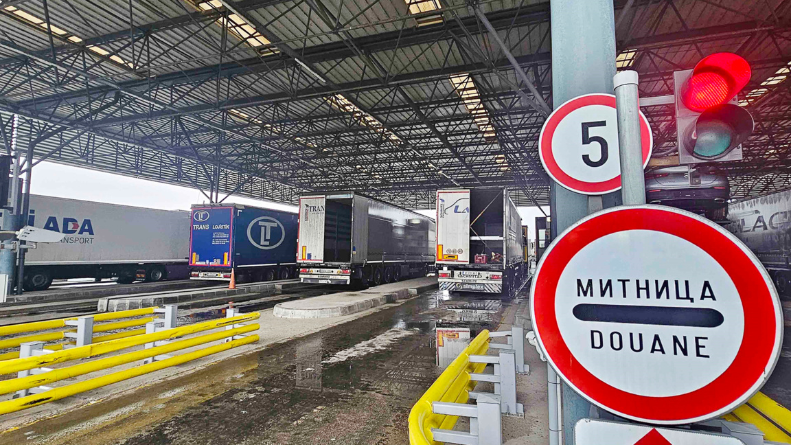 Türkiye istikametinde kamyon trafiğinde yoğunluk var