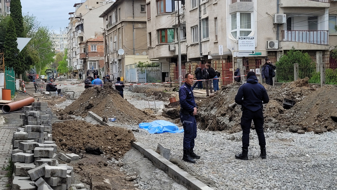 Неукрепен изкоп е причината за смъртта на работника в Бургас