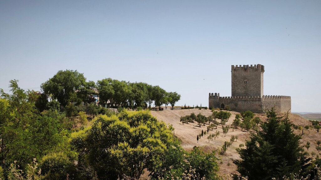 El castillo de Tiedra, en España