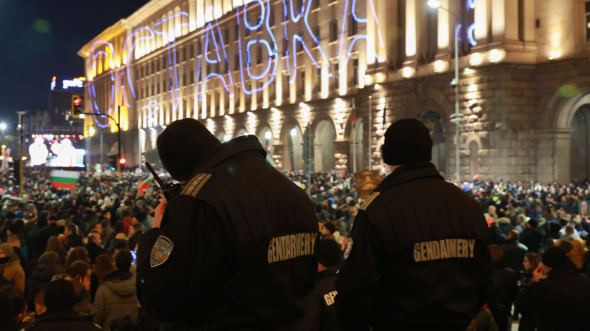Police detained over 40 people during last night’s major protest in Sofia