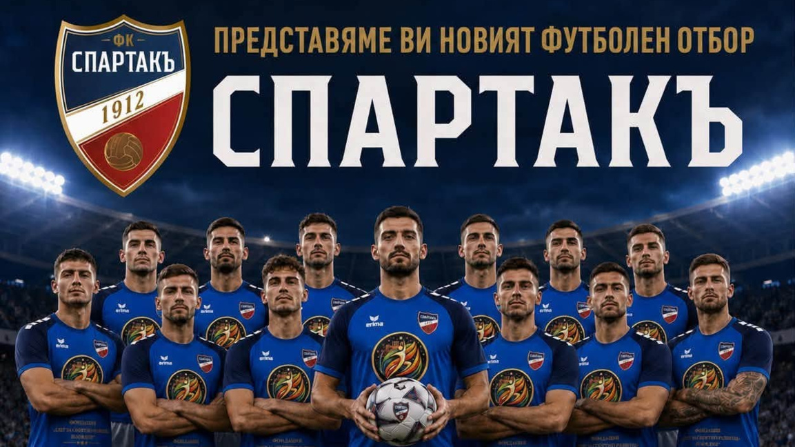 Иван Пашов създаде мъжкия отбор Спартакь (Пловдив)