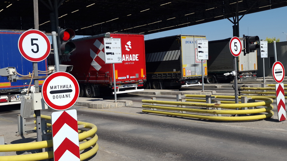 Trafic intens la punctul de frontieră Kapitan Andreevo