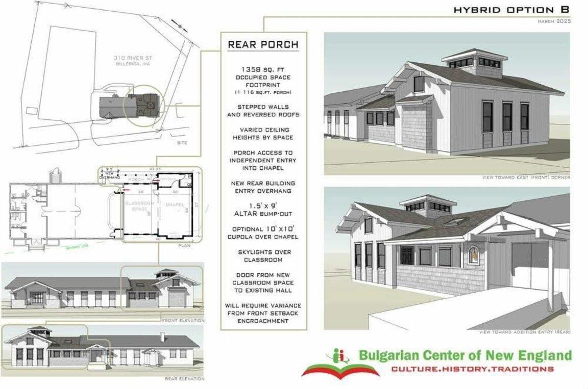 The Bulgarian Centre in Billerica needs a contractor for a building expansion.