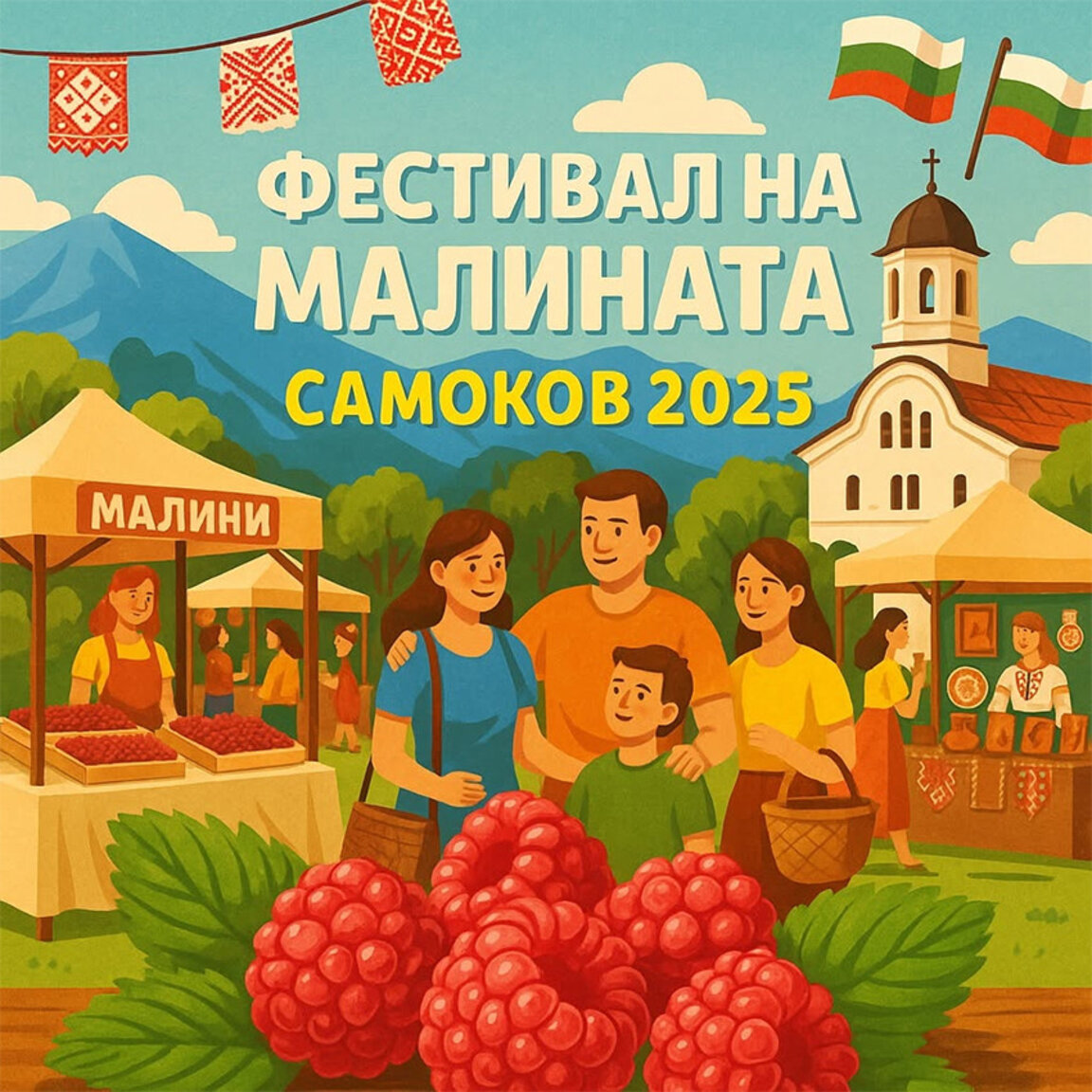 10e édition de la Fête de la framboise à Samokov...