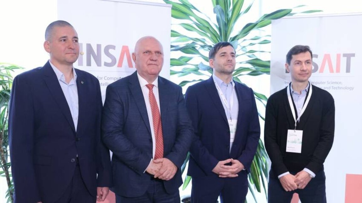 Von links nach rechts: Boris Georgiew, Galin Zokow, Martin Wetschew und Slaw Pterow