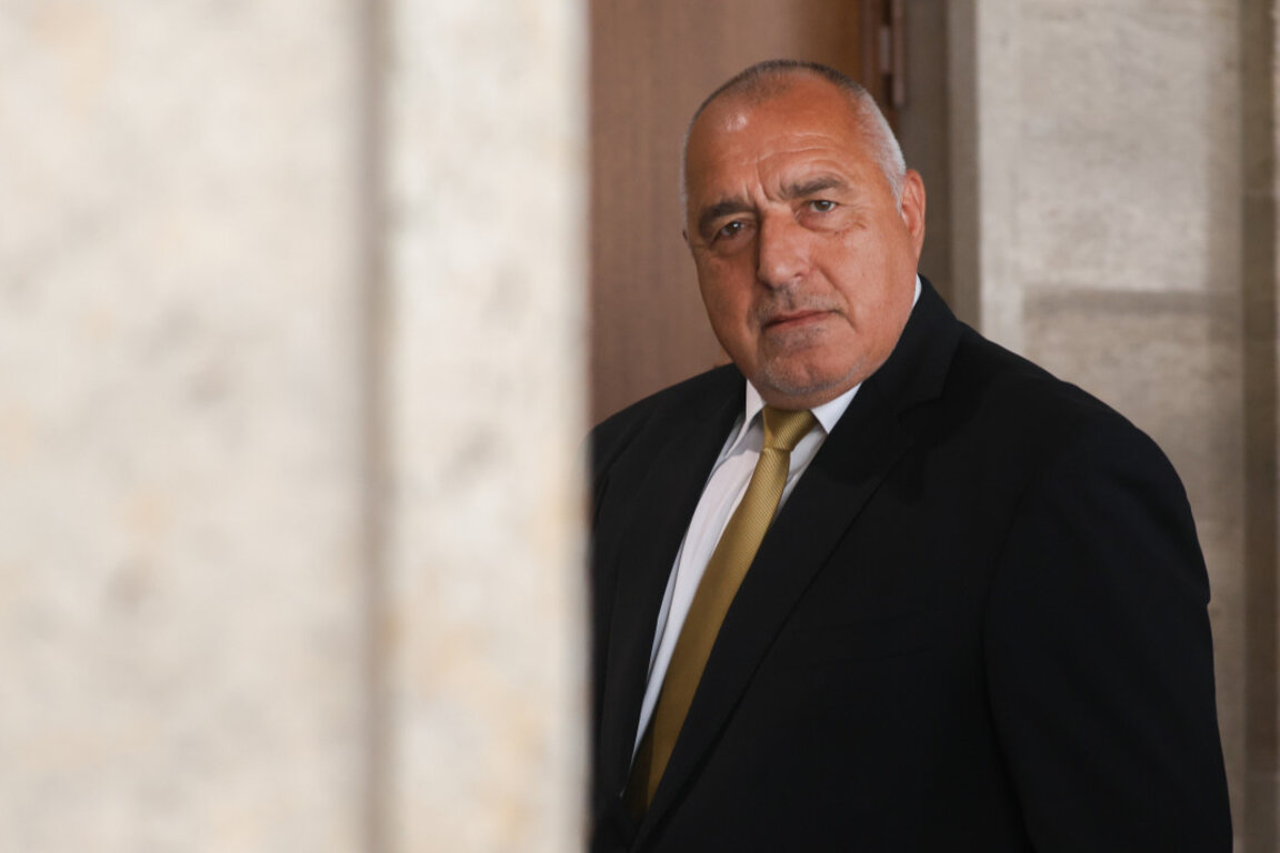 Председателят на ГЕРБ Бойко Борисов.