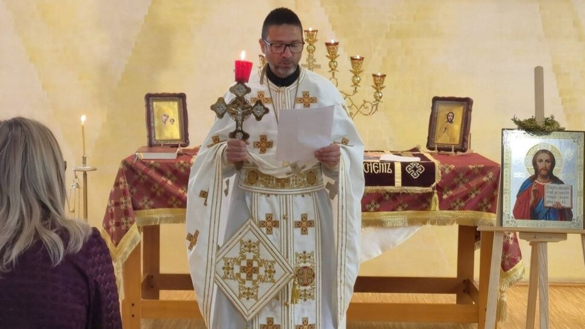 Priest Vasil Bechevski from Mannheim - b...