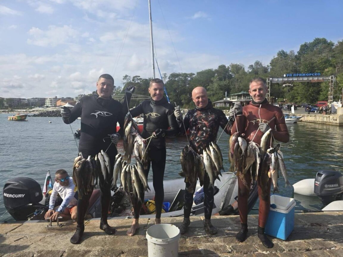 Държавно първенство по подводен риболов в Приморско