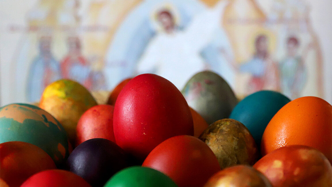 A Pâques, les oeufs rivalisent de couleurs...