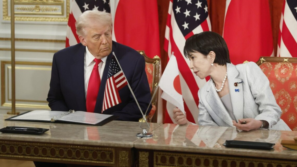 Доналд Тръмп и Санае Такаичи