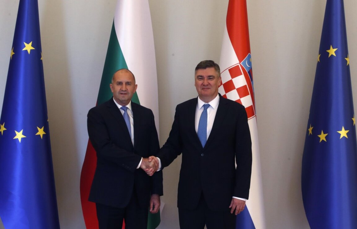 Румен Радев и Зоран Миланович