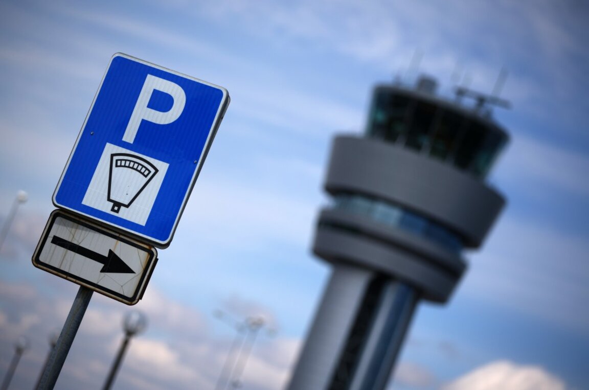 New parking zone in front of Terminal 2 at Sofia Airport