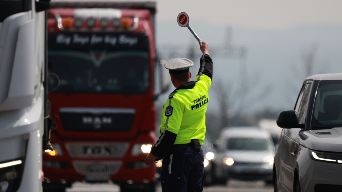 Traficul de camioane către Turcia este aglomerat