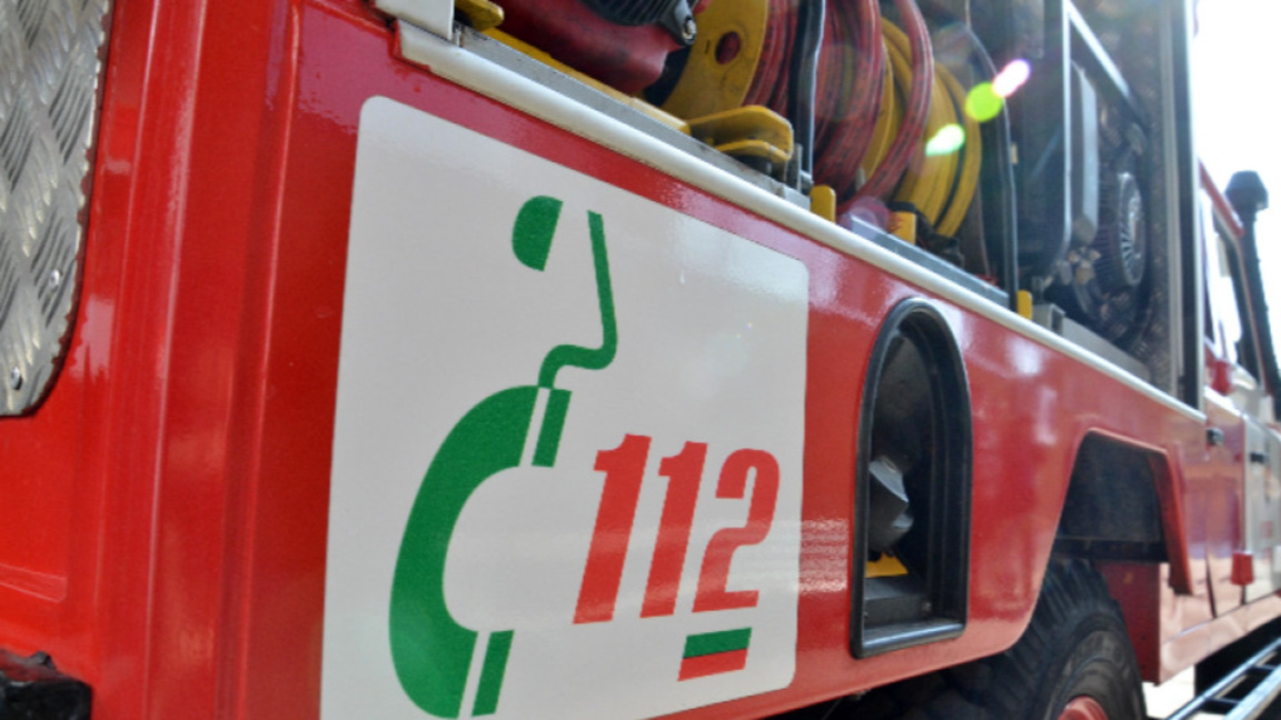 Пожар горя в апартамент в Бургас