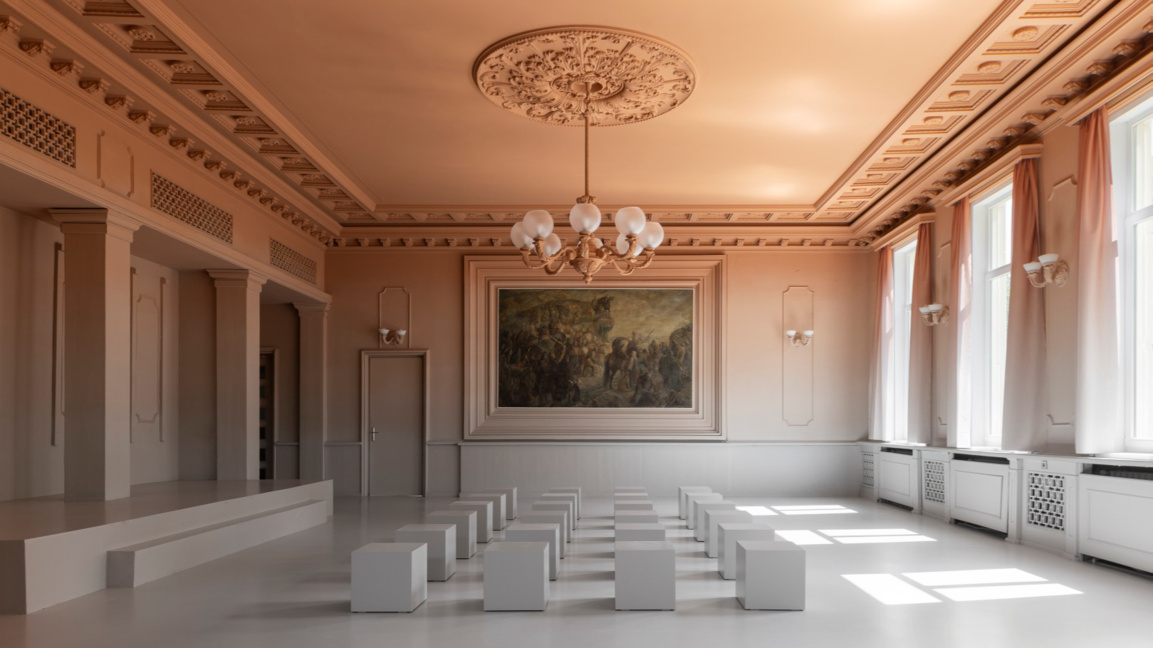 Зала в Двореца на културата в Перник с голямата архитектурна награда