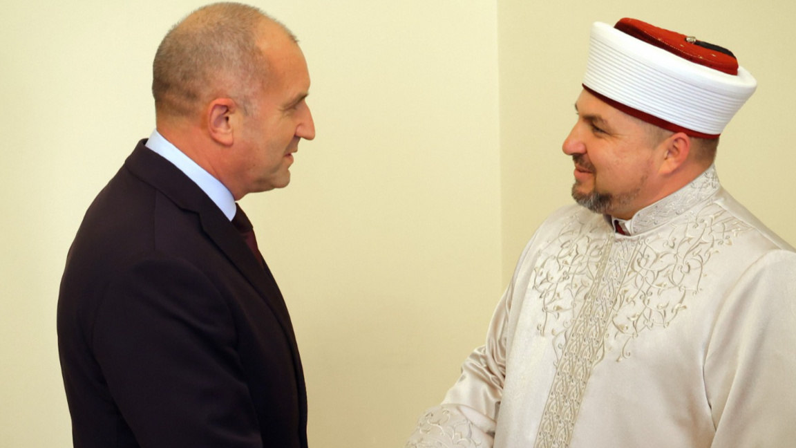 Başbakan Rumen Radev yeni seçilen Başmüftü Dr. Ahmed Hasanov ile görüştü