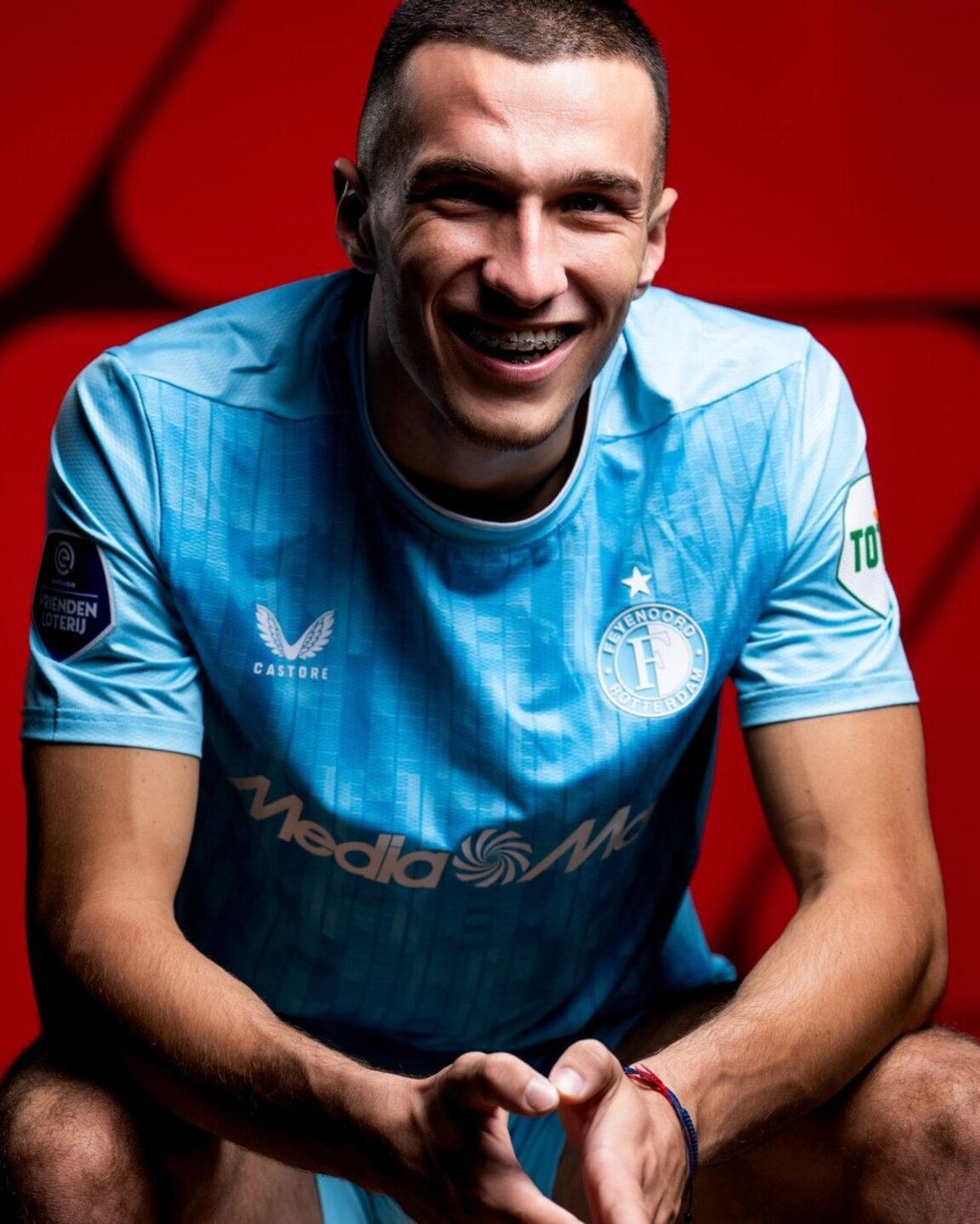 Пламен Андреев с екипа на Фейенорд.