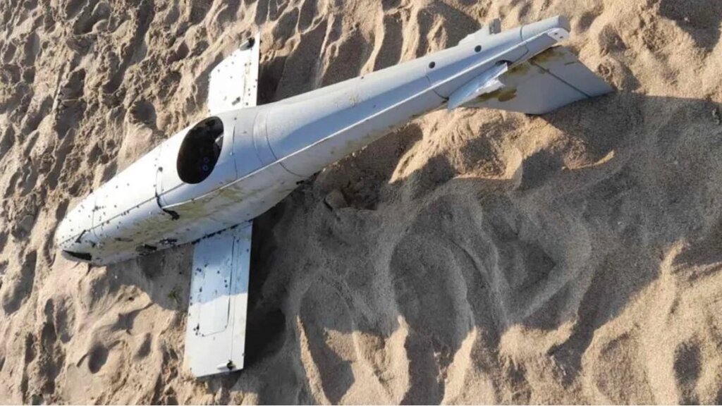 Un drone échoué dans la mer a fermé la plage à Sozopol...
