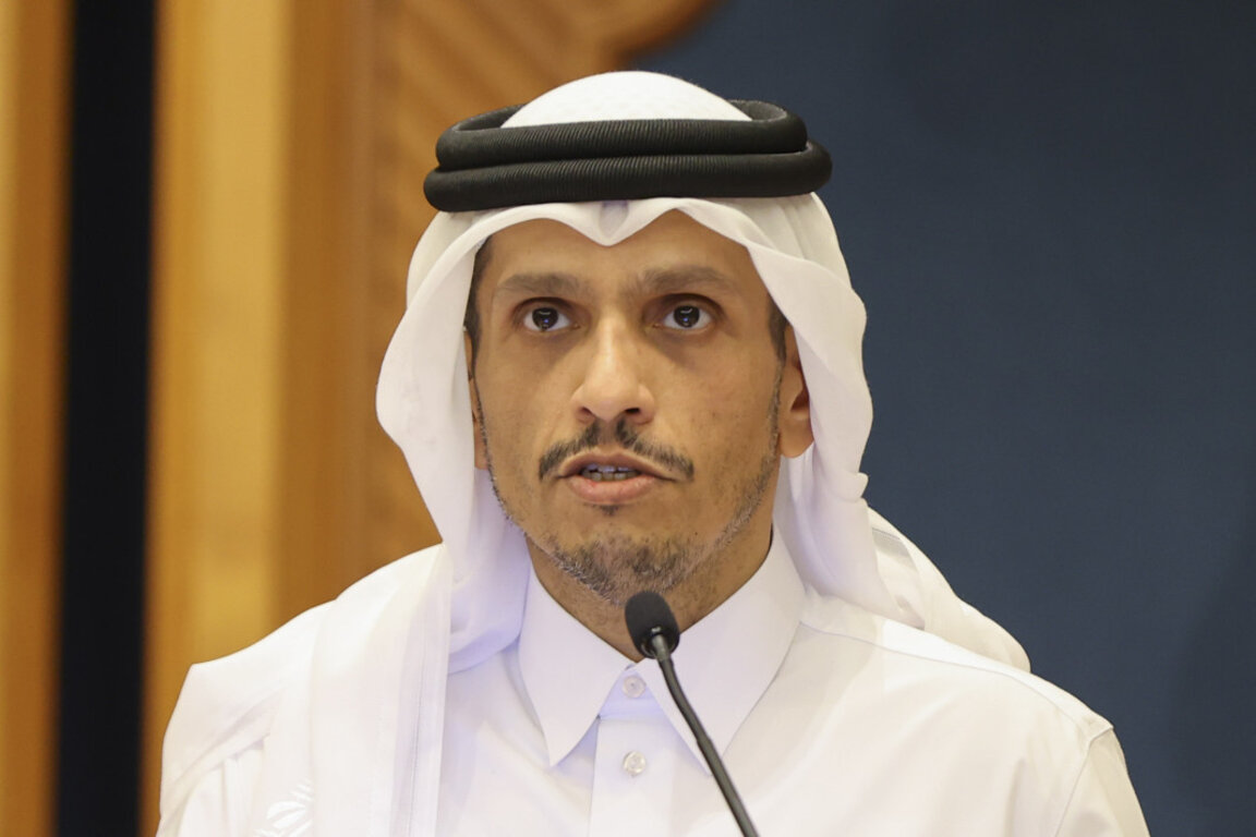 Премиерът на Катар шейх Мохамед бин Абдулрахман ал Тани.