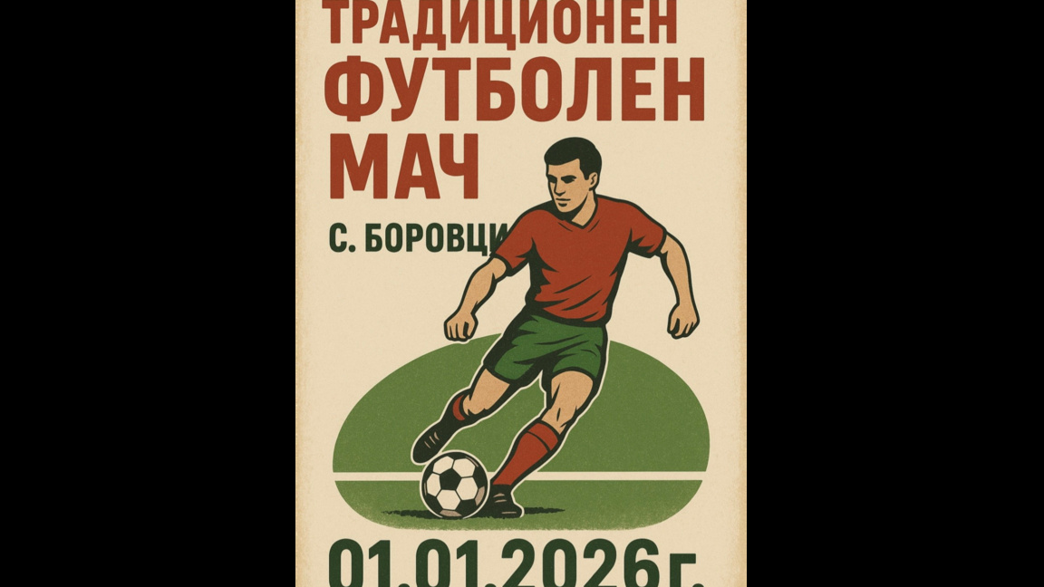 Футболен мач в Боровци