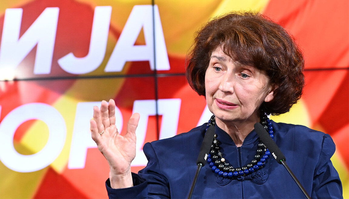 Гордана Силяновска-Давкова отново заяви, че не е нарушила Преспанския договор