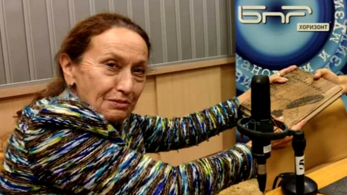 Балерината Вера Кирова в студиото на "Хоризонт"