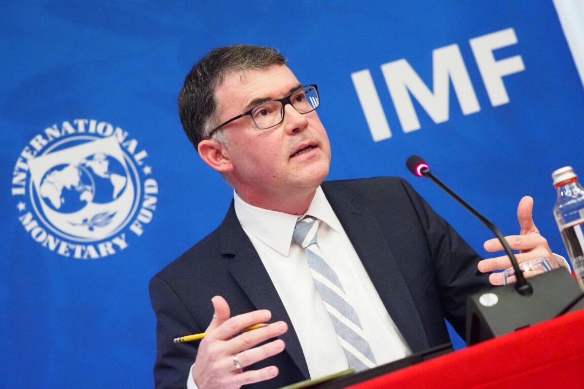 Фабиан Борнхорст на заключителната пресконференция на мисията на МВФ в София - 23 септември 2025 г.