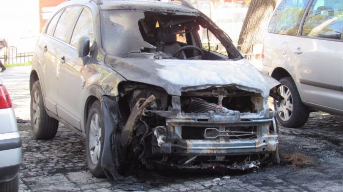 Автомобил се запали по време на движение до село Паничково