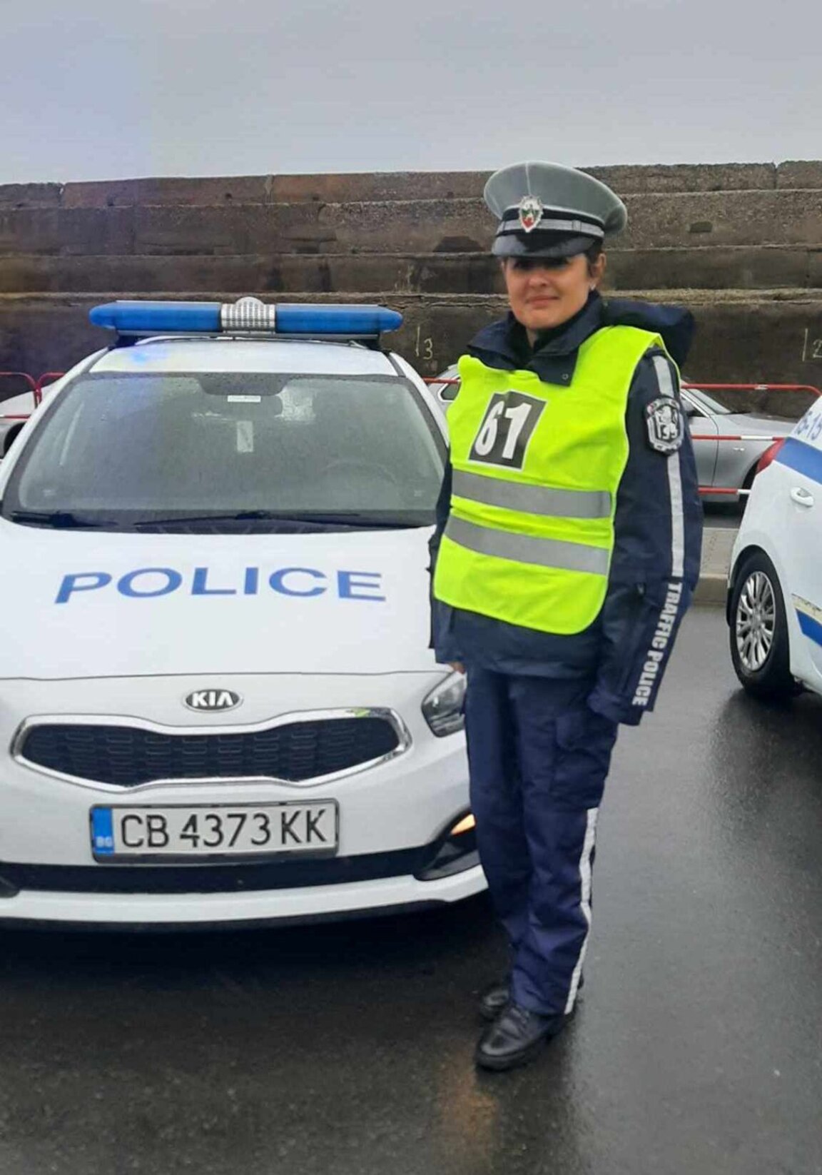 Пътен полицай с награда