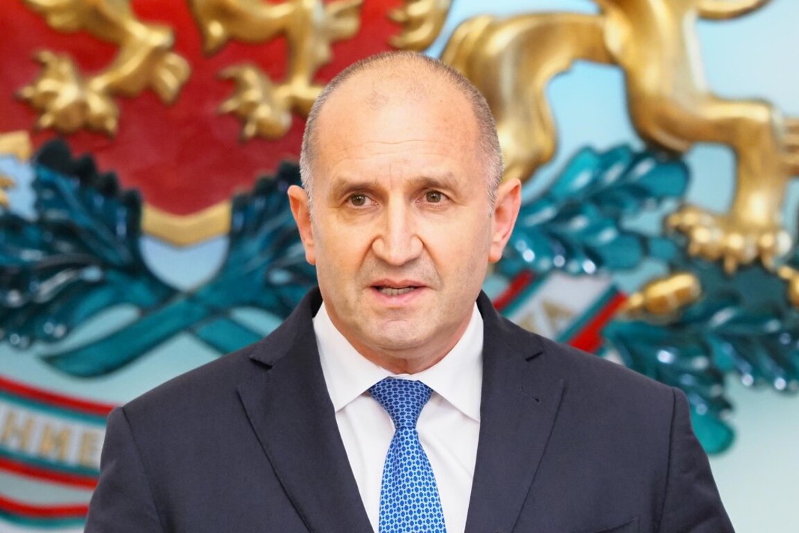 El presidente Rumen Radev