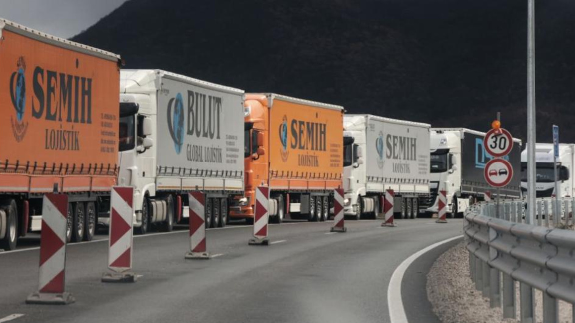 7-day protests at borders by carriers from four Western Balkan countries