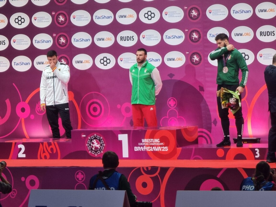 Kiril Milow wurde in Bratislava Europameister im Ringen