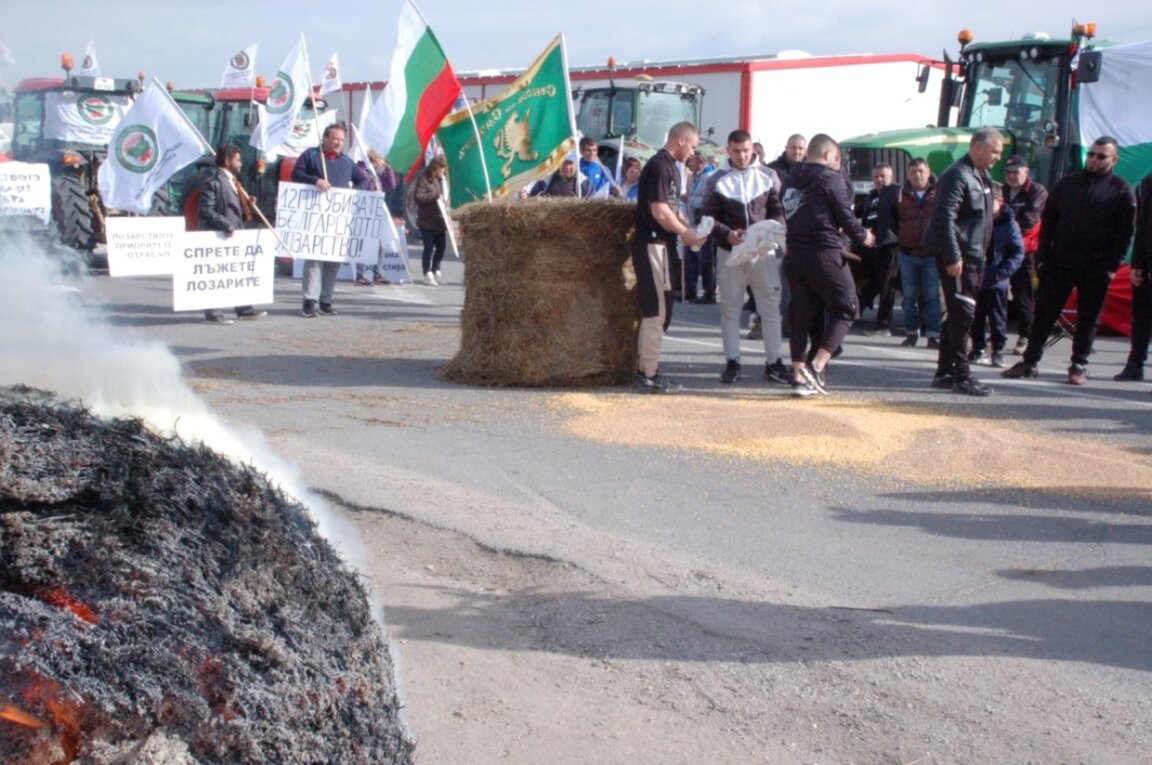 La protesta agrícola se ha dividido