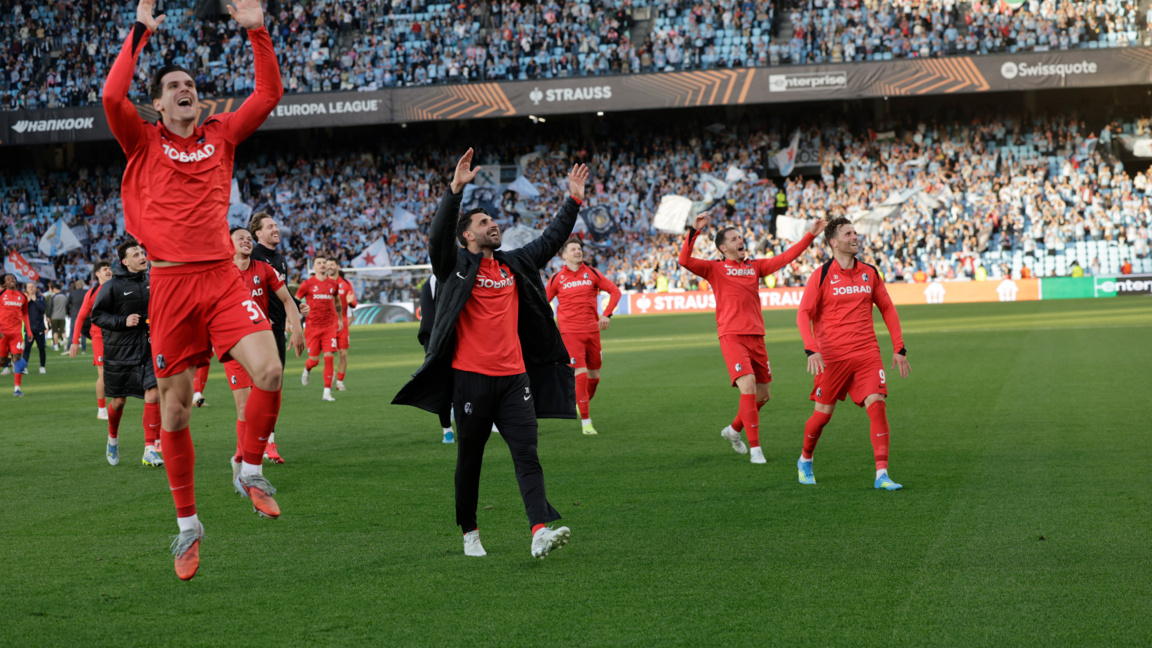 Фрайбург е първият полуфиналист в Лига Европа