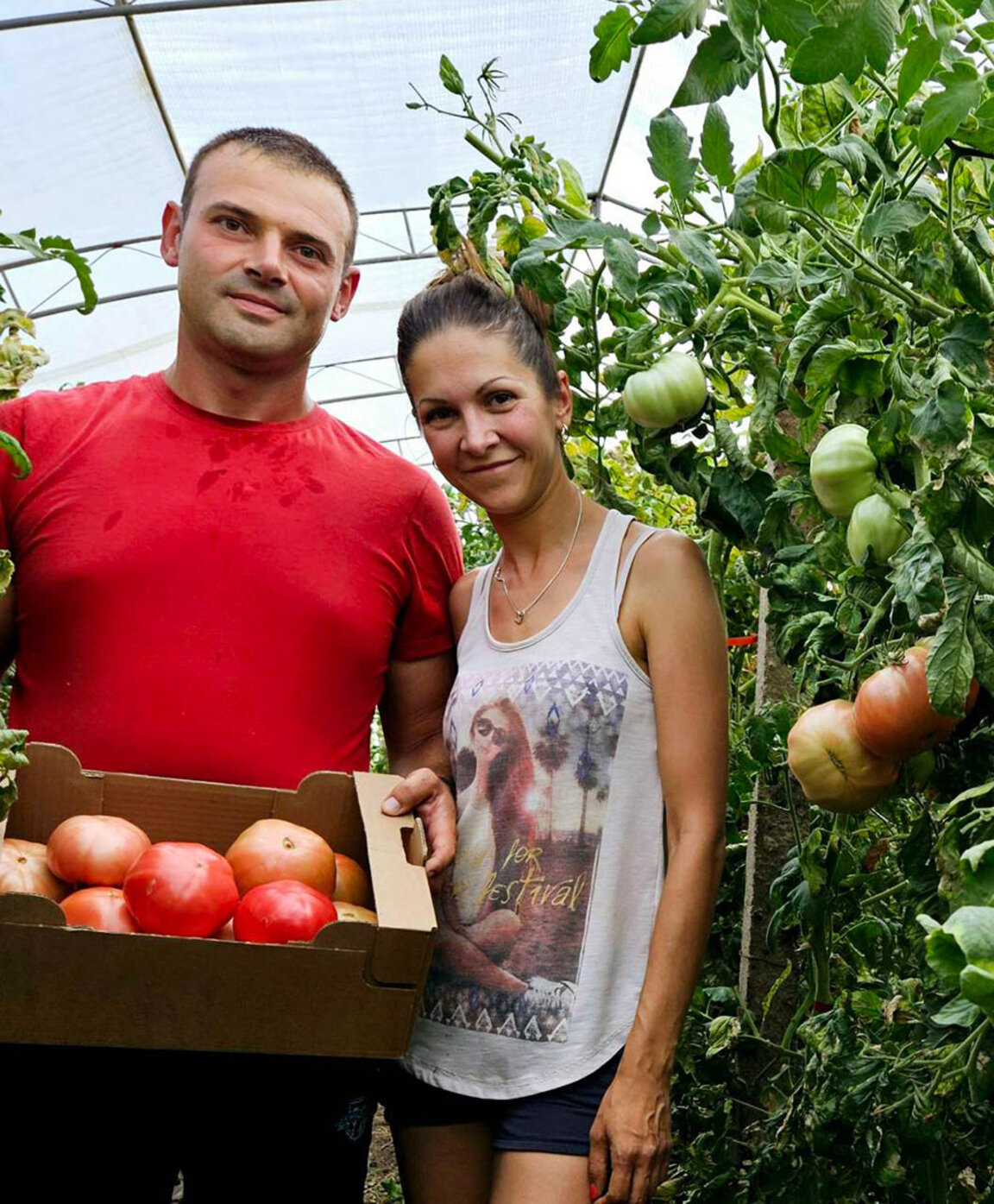 Denitsa ve Radoslav Getov ailesi