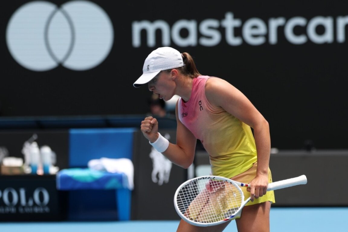 Ига Швьонтес е на полуфинал след само 14 изгубени гейма.