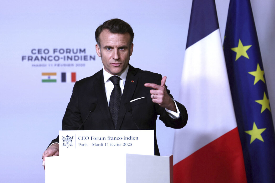 Френският президент Еманюел Макрон.