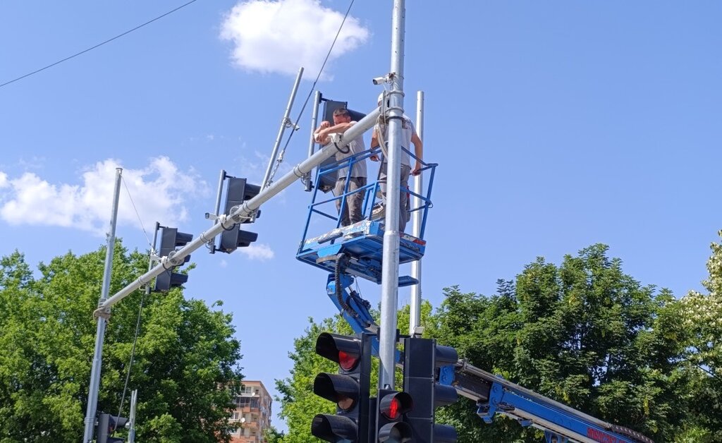 Система за видеонаблюдение на кръстовища и входно-изходни точки на Пазарджик