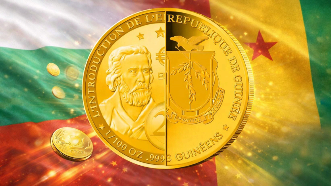 La Guinée fabrique une pièce d'or à l'occasion de notre passage à l'euro