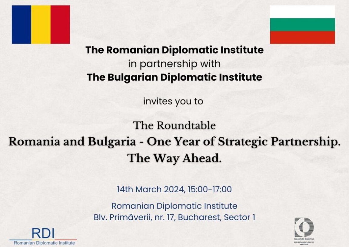 Table ronde sur le partenariat stratégique entre la Bulgarie et la Roumanie…