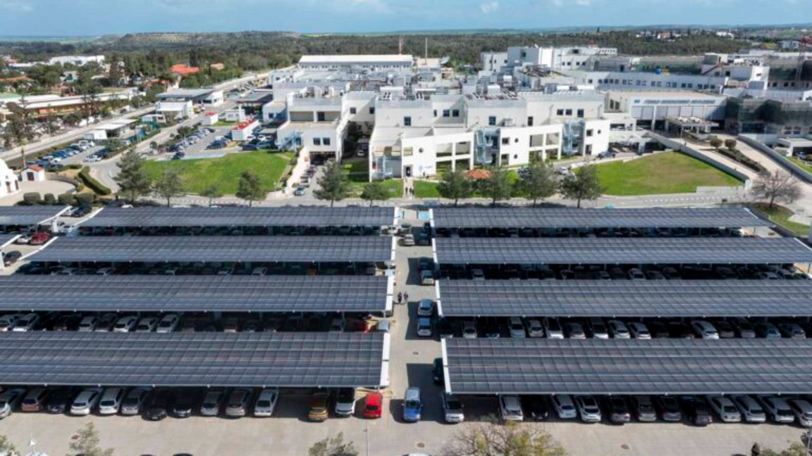 Слънчева електроцентрала - болница - Никозия