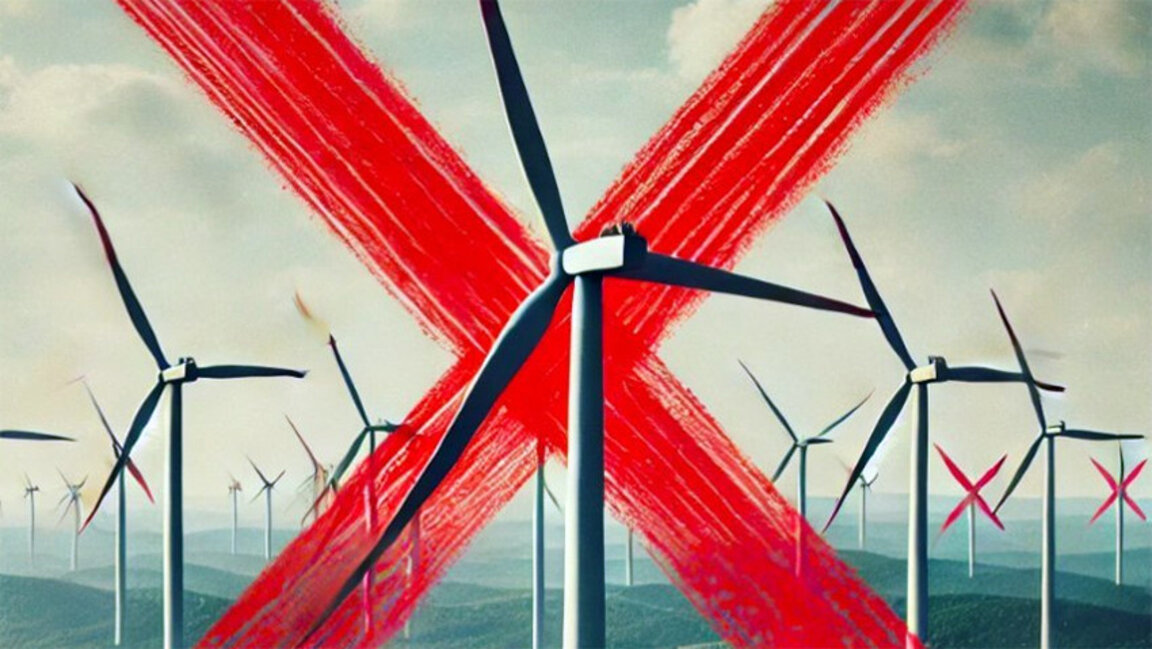 Bürger protestieren gegen den Bau eines Windparks in der Dobrudscha