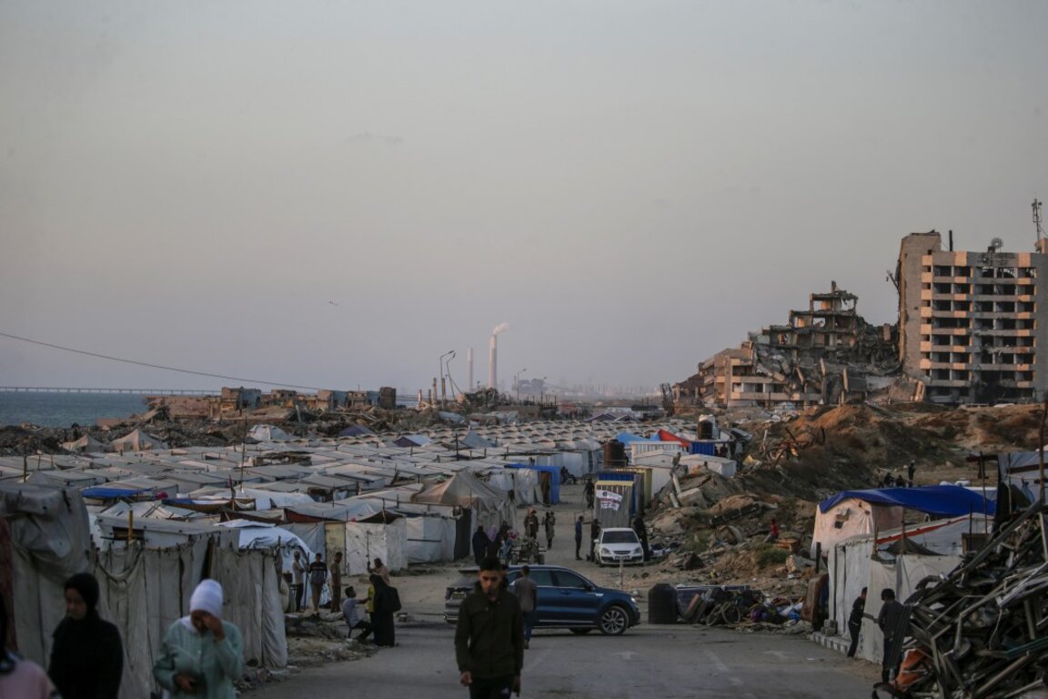 Град Бет Лахия в Ивицата Газа на 20.05.2025 г.