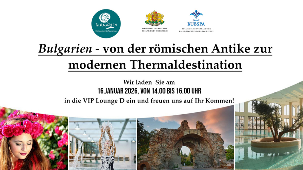 Bulgaria presents its thermal spa resorts at an exhibition in Vienna