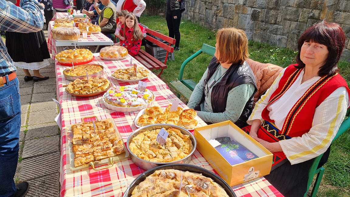 La banitsa bulgare est à l'honneur au village Banitsa...