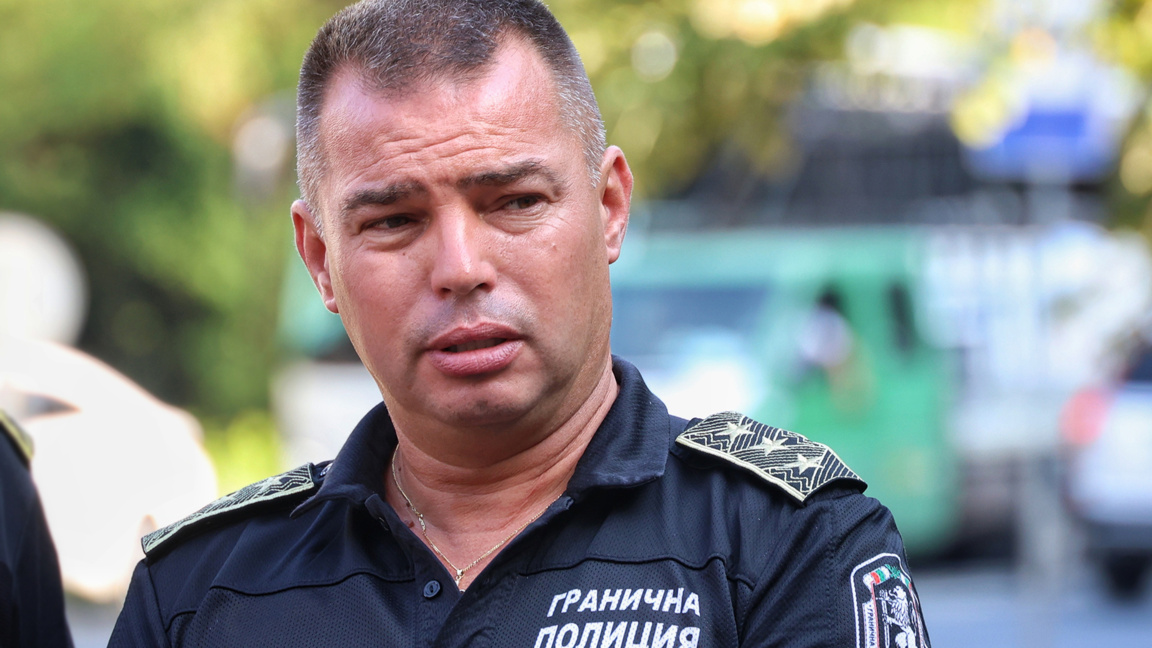 Chef commissioner Anton Zlatanov, head of Border Police
