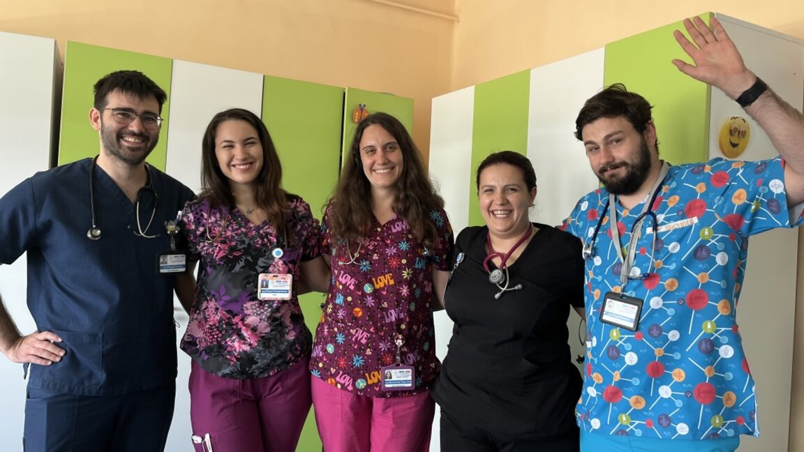 Младите лекари в Университетската държавна болница "Канев" в Русе