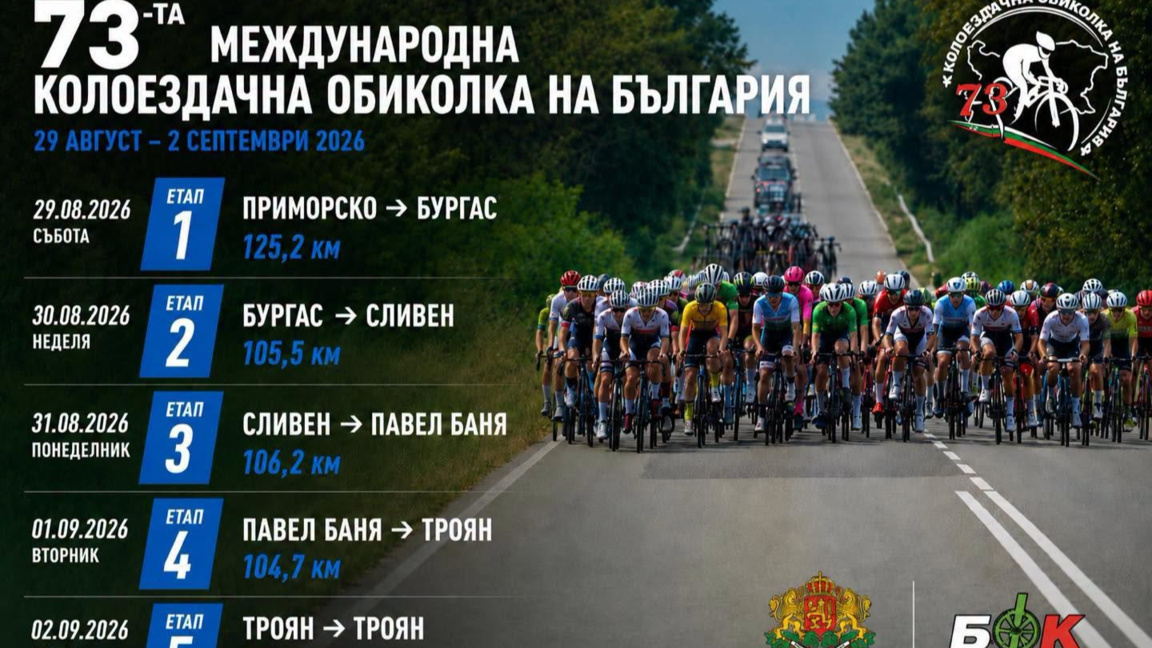 Плакатът на обиколката.