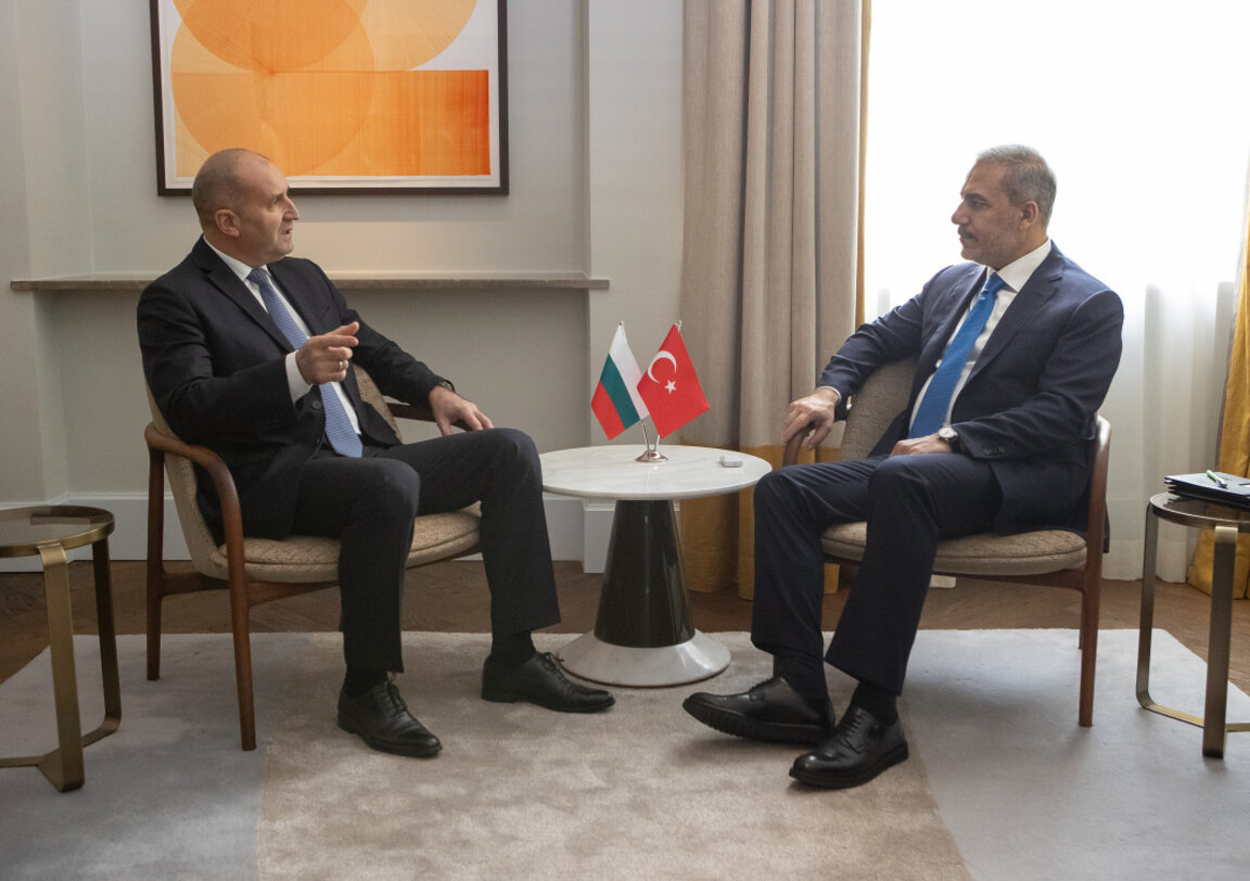 Rumen Radev și Hakan Fidan